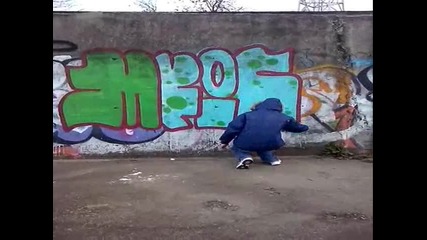 Mfis Graffiti Throw Up Street Bombing Bulgaria Sofia 2015