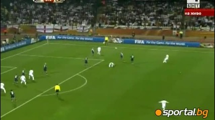 Вратарски гаф лиши Англия от победа срещу Сащ ( 1 - 1 )