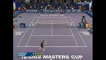 Тенис Класика : бекхенд шоу на Федерер