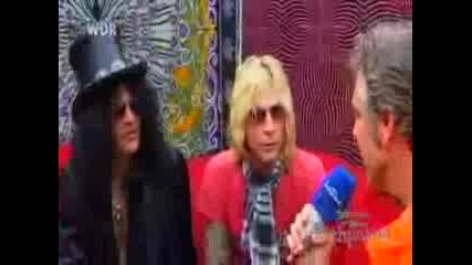 Velvet Revolver Интервю Rock Am Ring 2007