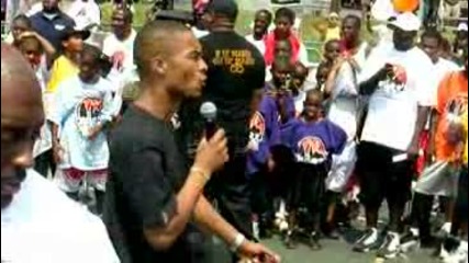 T.I. Speaks at Carmelo Anthony’s 3-on-3 Tournament