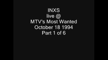 INXS - Strangest Party (MTVs Most Wanted)