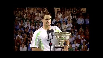 Federer winning Grand Slam Title (ao 2006) 