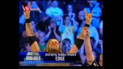 Wwe Острието спечели кралското меле и отива на Кечмания 26 - Royal Rumble 2010 (vs)