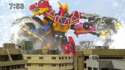 Power Rangers Voltasaur Team Kyoryuger episode 13 [eng subs]
