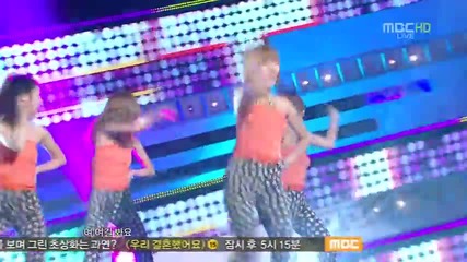 Dalshabet - Bling Bling ~ Music Core (01.10.2011)