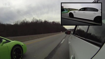 Lamborghini Gallardo vs Bmw E60 M5