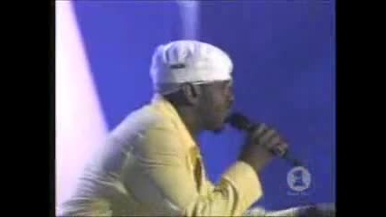 Whitney Houston (the Voice) and Bobby Brown 