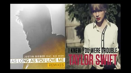 Justin Bieber vs. Taylor Swift - I Knew You Love Me {mash up}