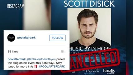 Scott Disick Cancels ANOTHER Club Appearance, But Why?