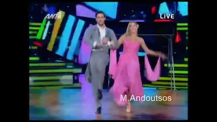 Kostas Martakis & Maria - Quick Step! Dancing With The Stars Greece (s02e03)