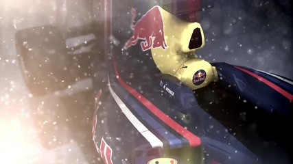Болида на Red Bull върху замръзнало езеро!