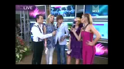 Дима Билан Премия Муз Тв 2009 Backstage