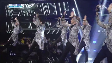 130818 Ze:a - Ghost Of Wind @ Inkigayo