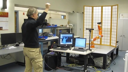 Робот управлван чрез Ms Kinect 