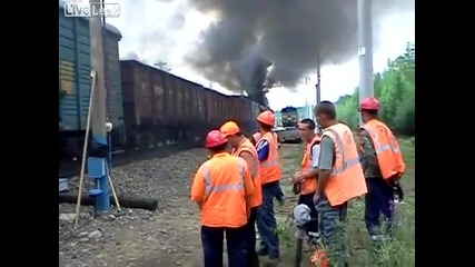 Руски огнен влак спиране няма!