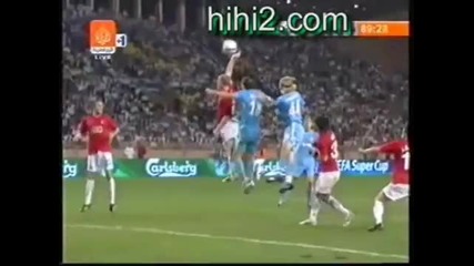 Поул Сколс - Играе волейбол