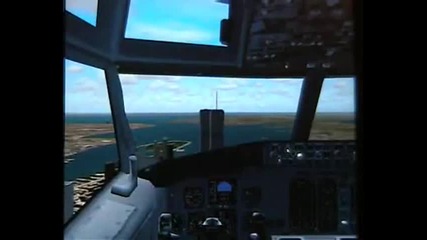 11.09.2001 - Top Secret video from pilots cabin