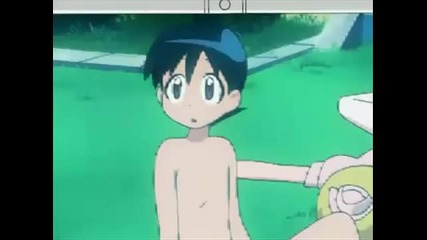 Anime Boy Gets Embarrassed In His Underwear 
