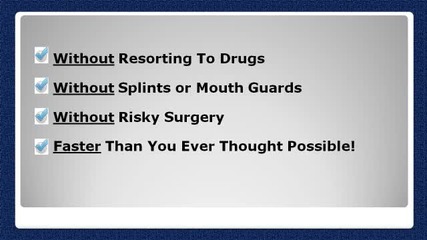 Tmj No More - Cure Tmj, Bruxism and Teeth Grinding Holistically 