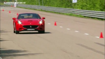 Audi R8 V10 vs Ferrari California vs Ford Mustang (high)