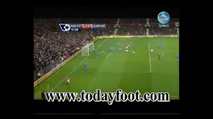 Манчестър Юнайтед - Евертън 3:0 Гол На Майкъл Карик 
