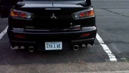 Evo X Mr Startup with Ets V2 Exhaust