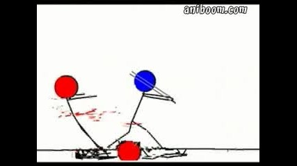 рисувани бойци готина анимация