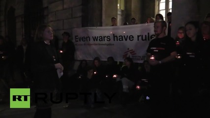 UK: MSF staff hold memorial to remember victims of Kunduz airstrike