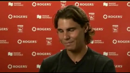 Atp 1000 Montreal 2009 : Интервю с Надал