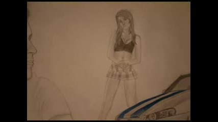 Drawing Fast and Furious Wallpaper Design 