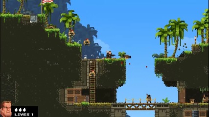 Pixelace playing The Expendabros