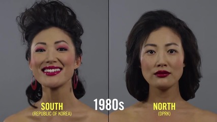 Красотата на лицето и прическата на корейската жена през последните 100 години