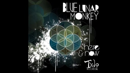 Blue lunar monkey - we are connected