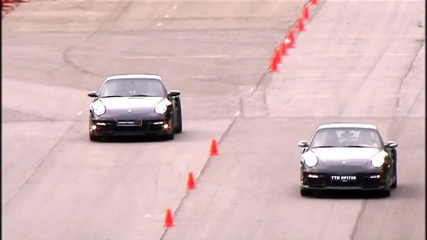 Moscow Unlim 500 Porsche 911 Evotech vs Porsche 911 Switzer