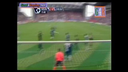 26.09.09 Уигън 1:0 Челси Брамбъл Гол
