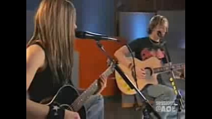 Avril Lavigne - He wasnt Acoustic 