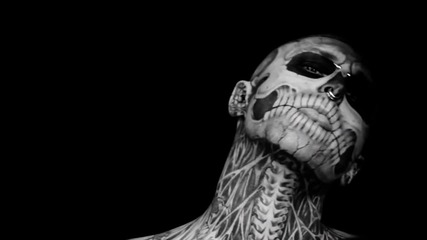 Човекът с най-много татуировки на планетата- Rick Genest, Rico Zombie