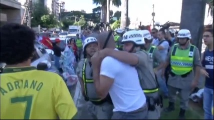 Протести на бразилци преди контролата с Панама