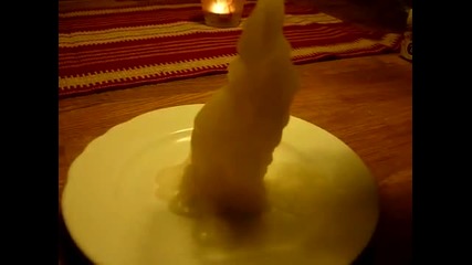 Playing with sodium acetate hot ice 