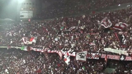 Curva Sud Milano ''tutto Lo Stadio Canta La Canzone Di L.battisti'' In Hq''.