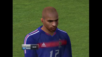 fifa 06 france vs sweden 1:1