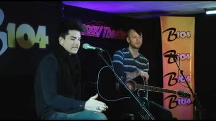 Adam Lambert B104 Q & A
