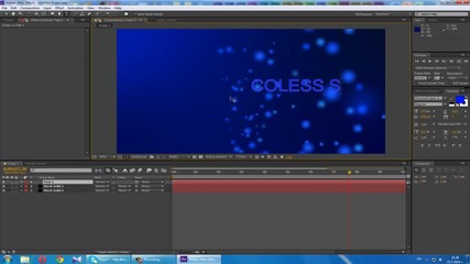 Работа с Adobe After Effects Cs6 за начинаещи част 2