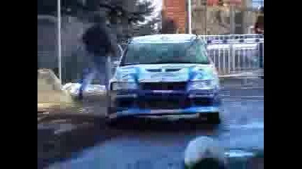 Mitsubishi Lancer Crash - Rally Sumava 2006