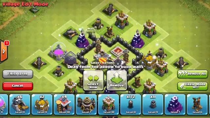 Clash of Clans - Town Hall Level 8 база за война