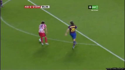 Fc Barcelona vs Atletico Madrid - 4 - 2 - Forlan