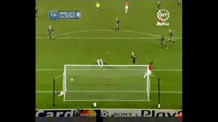1 - 0 Tevez Man Utd Vs Aalborg.avi