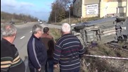 Един ранен при верижна катастрофа край Хасково