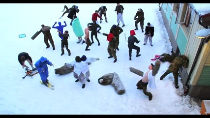 Ето така загрява руската армия (harlem shake )